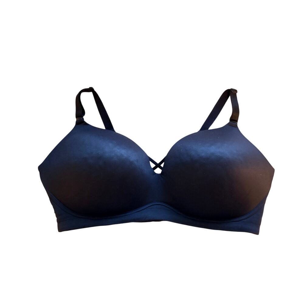 Torrid Curve Black Wire-Free Push-Up Smooth Bra Padded 42DDD